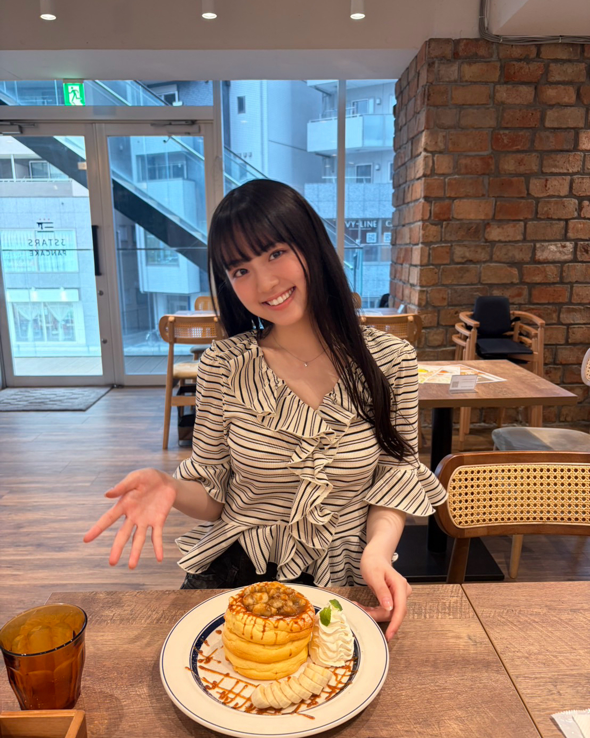 【竹下優名】パンケーキ🥞