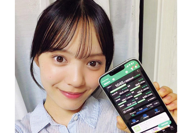 【希咲うみ】カロリー計算アプリを使って日々の食事を記録しているよ♪