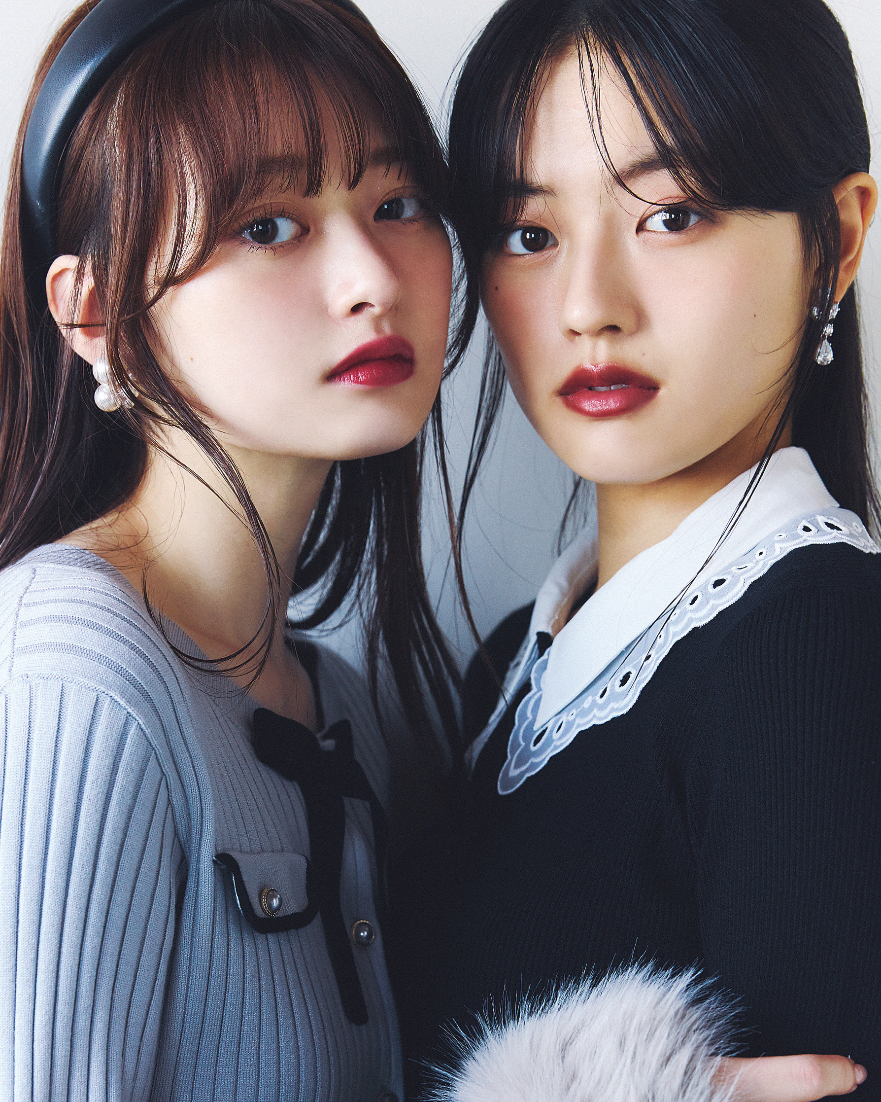 こっくりカラーで高嶺の花の存在感♡ 令嬢ニット×ボルドーリップ【ニットとリップのLOVEな関係】