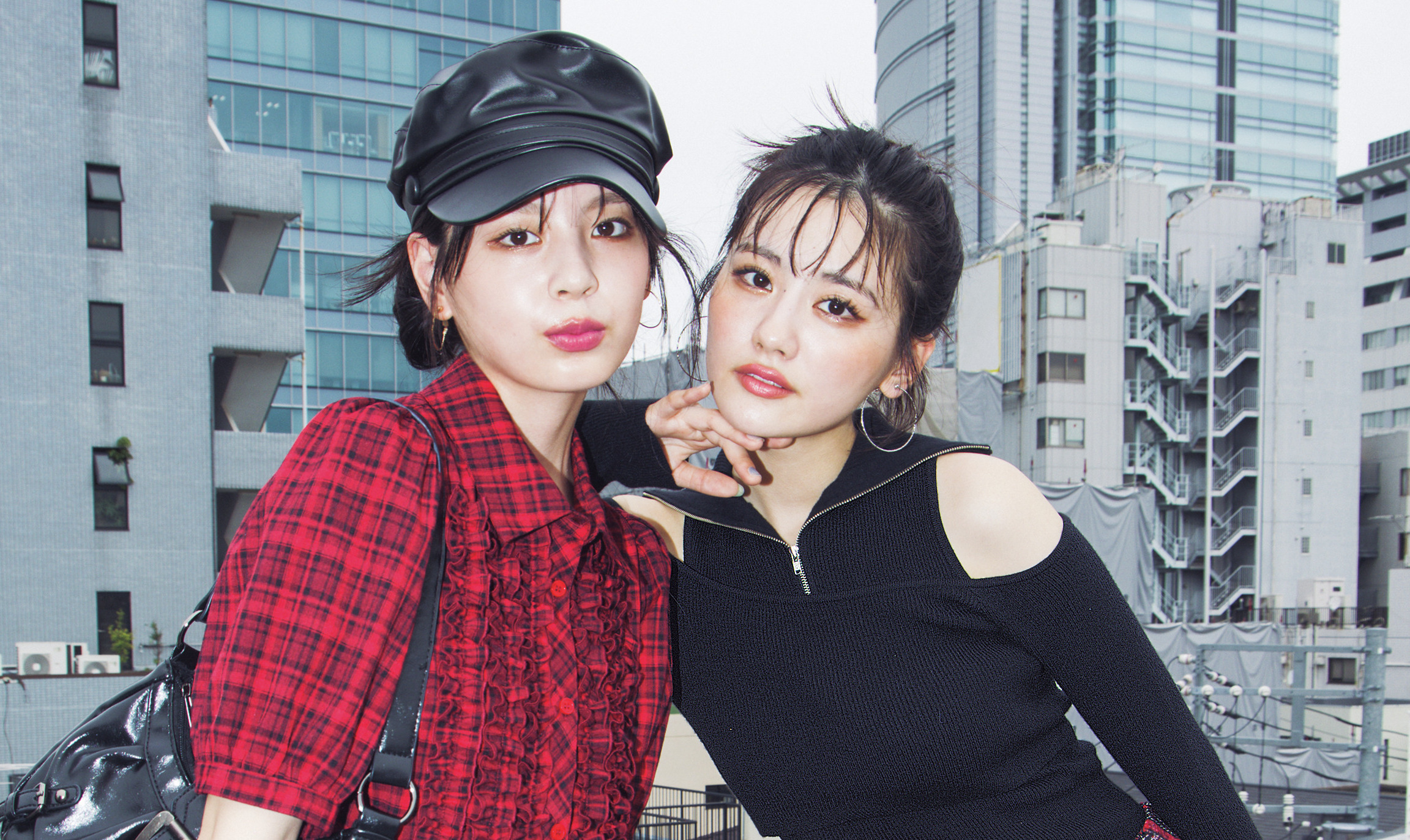 関谷瑠紀×小國舞羽のギャルみロック【秋トレンドでリンクコーデ】