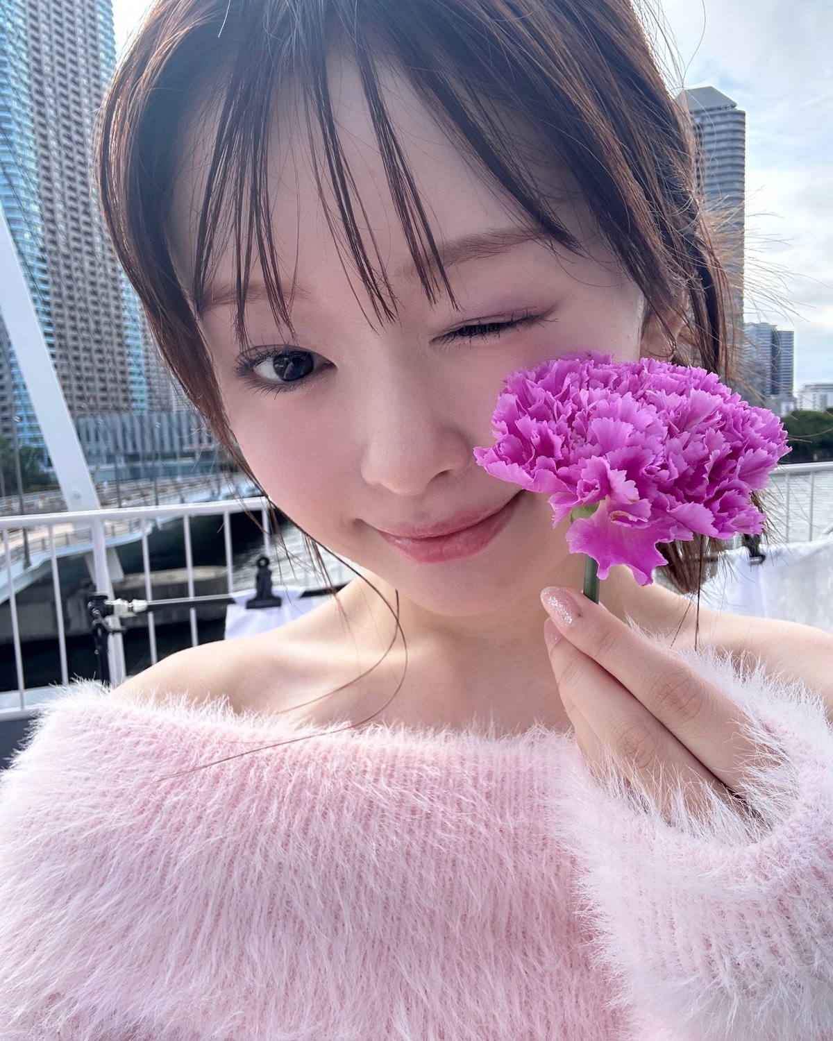 木音のラストオフショット。💐⊹₊⟡⋆˚⊹ミスセブンティーン 2020に選ばれてから約5年間、どんな時も明るく可愛くSeventeenを盛り上げてくれた木音🪽" 美容番長といえば木音 "ってぐらい、ビュ