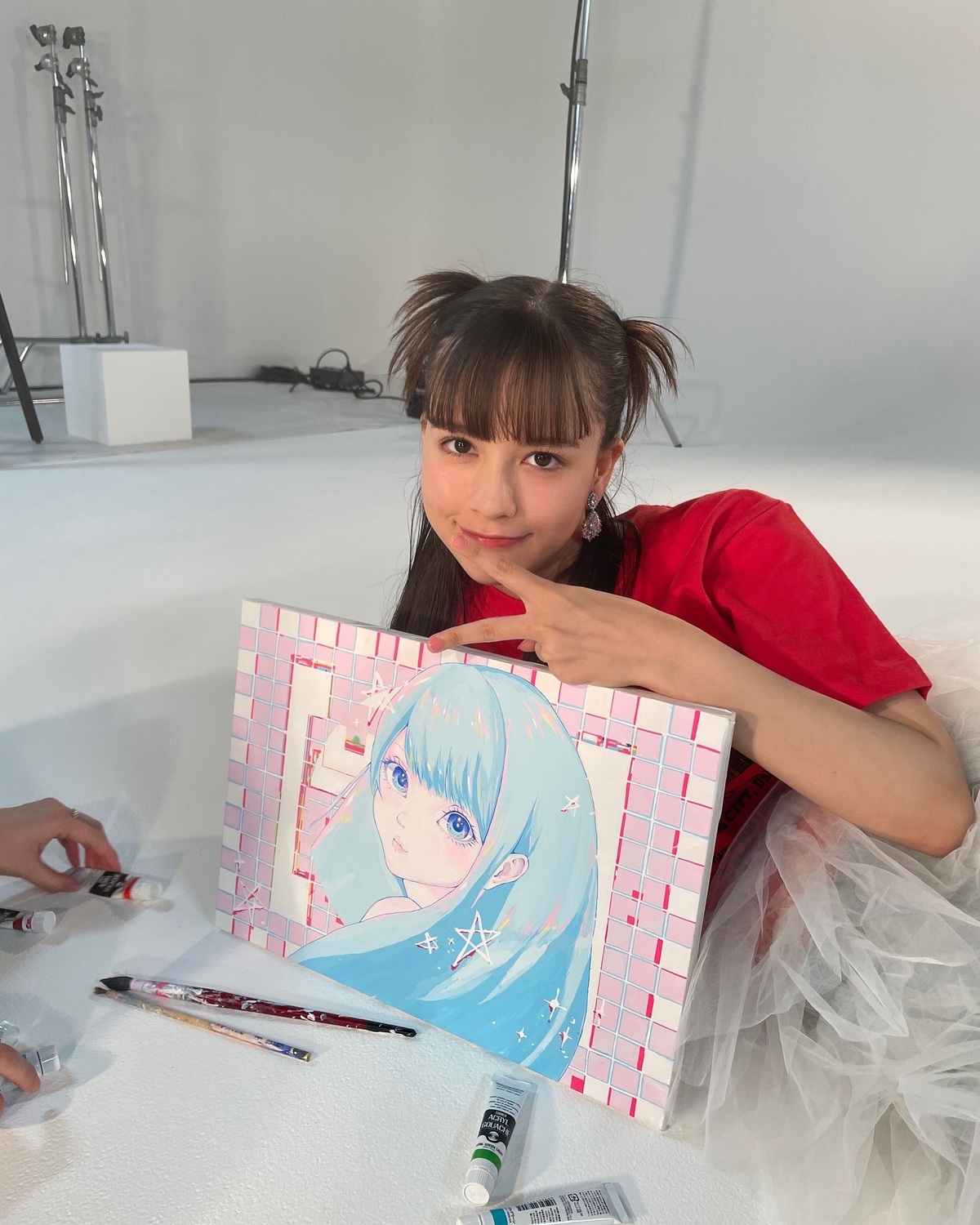 レイラニの卒業企画オフショット📸🌹ST-Webで公開中のインタビュー記事もチェックしてね🪽#秋本レイラニ #STモデル #Seventeen #STモ #STモ卒業