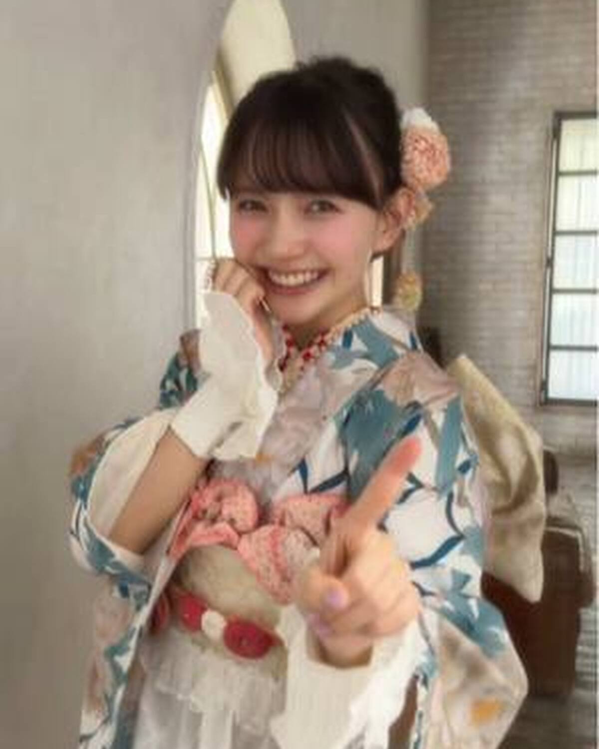 コソ練の成果出てる？🥺💓 サビ部分をフル尺踊ってみた🫶🏻 @河村ここあ #河村ここあ #イコールラブ #イコラブ #振袖 #振袖ヘア