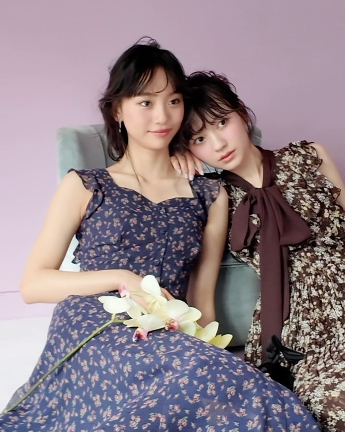 れいここの撮影風景をお届け🎥🖤🎀リンクコーデを可愛く着こなしたよっ👭🏻🤍