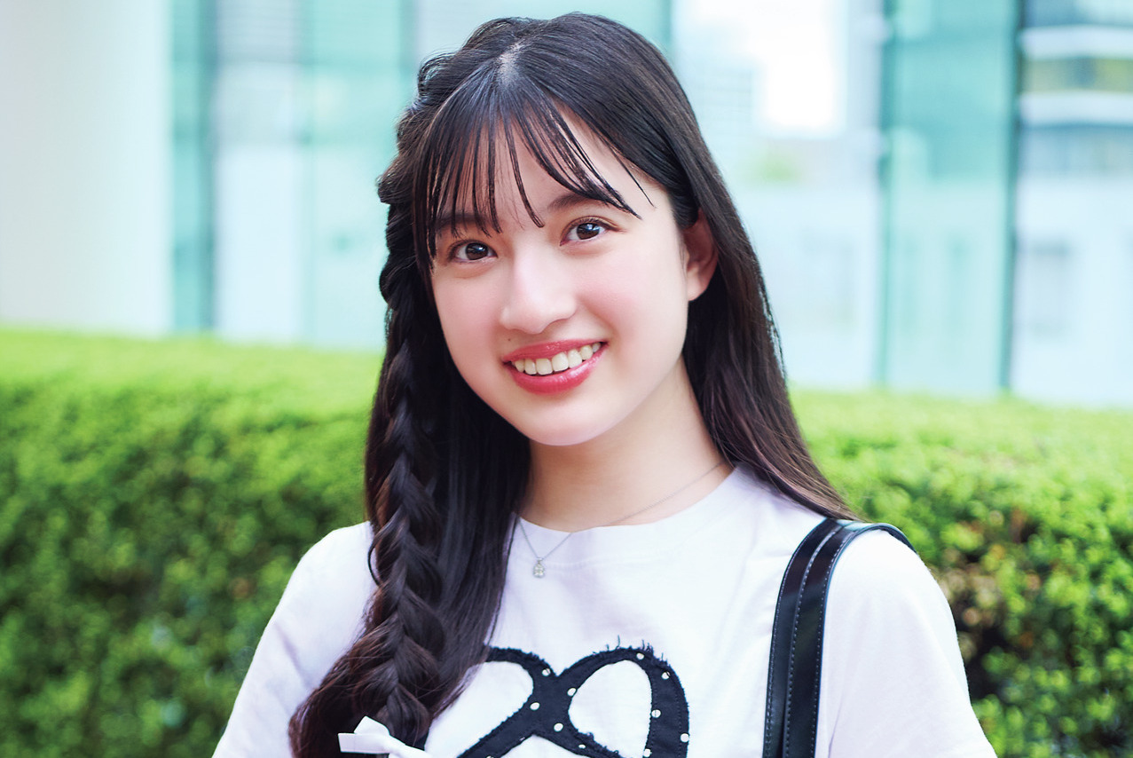 【川瀬翠子の私服Tシャツコーデ】ロゴのドットを生かした甘辛モノトーン【夏の推しTシャツSNAP】