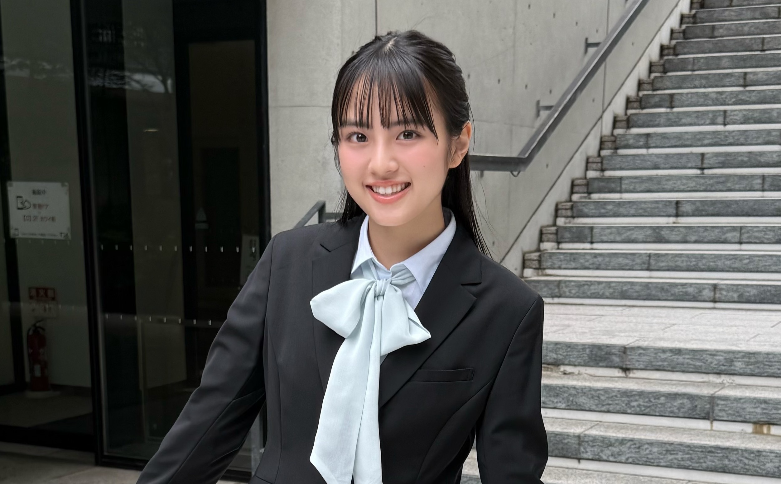 【竹下優名】初めてのスーツ🌸