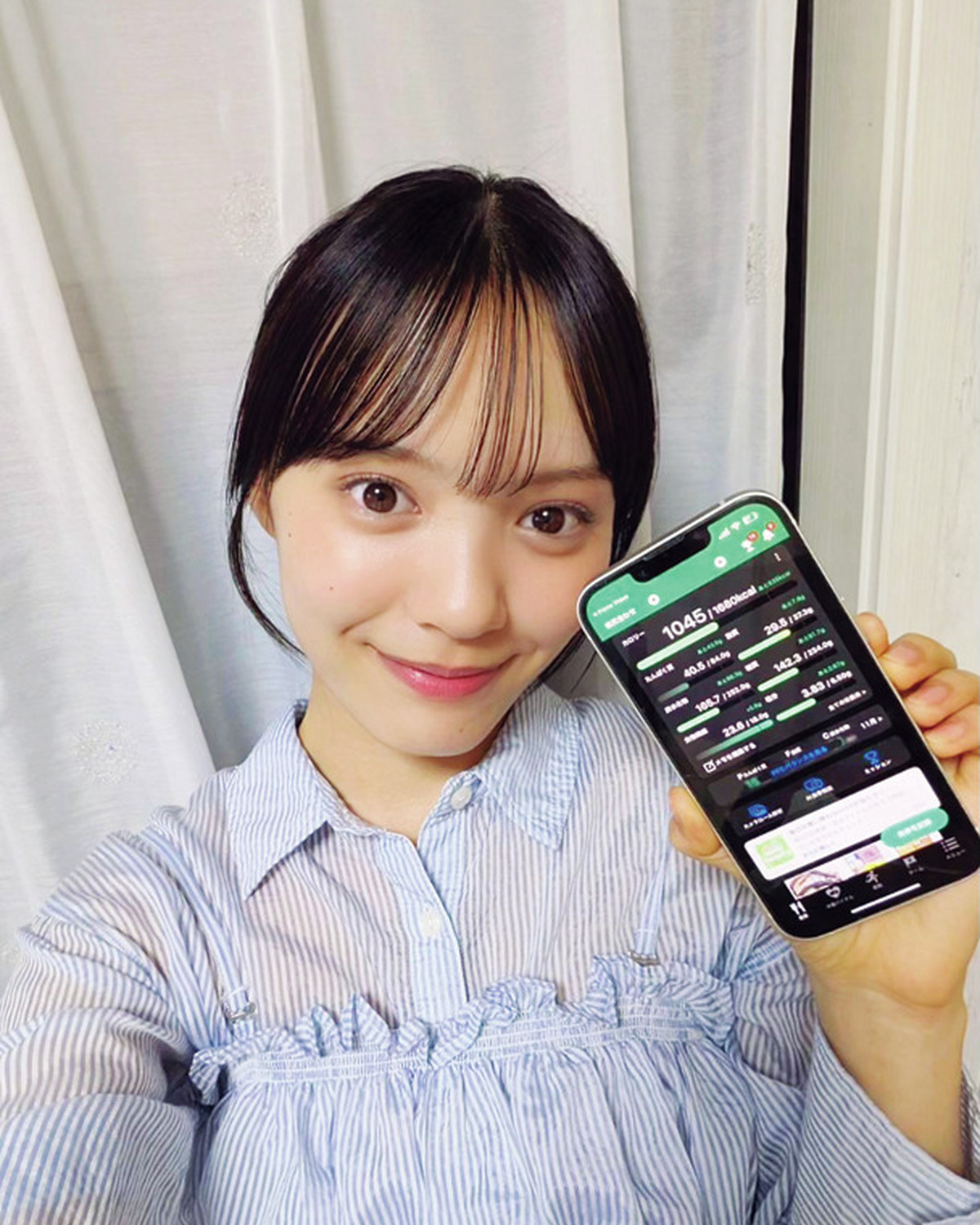 【希咲うみ】カロリー計算アプリを使って日々の食事を記録しているよ♪