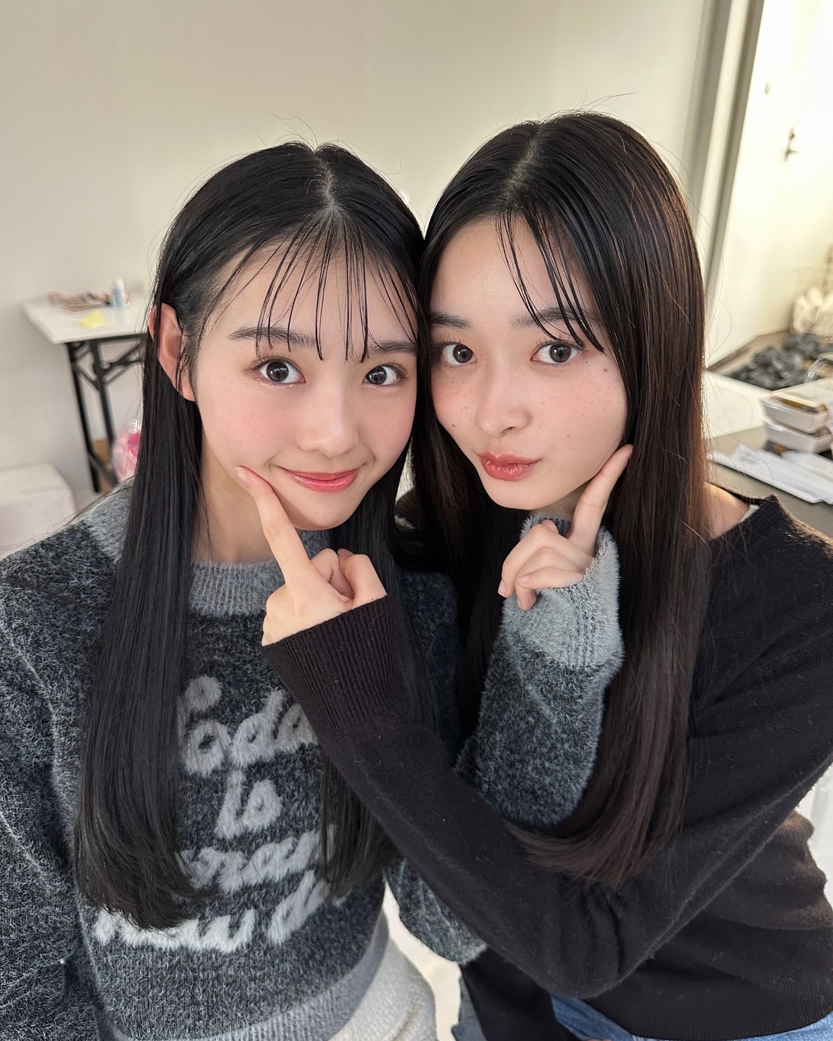 みんみめりい👩🏻‍❤️‍👩🏻どんどん大人っぽくなっていくSJK㋲✨髪の毛の長さが同じぐらいだったよ🥺🖤#Seventeen #セブンティーン #ST #雑誌 #ファッション雑誌 #宮迫翠月 #滝口芽里