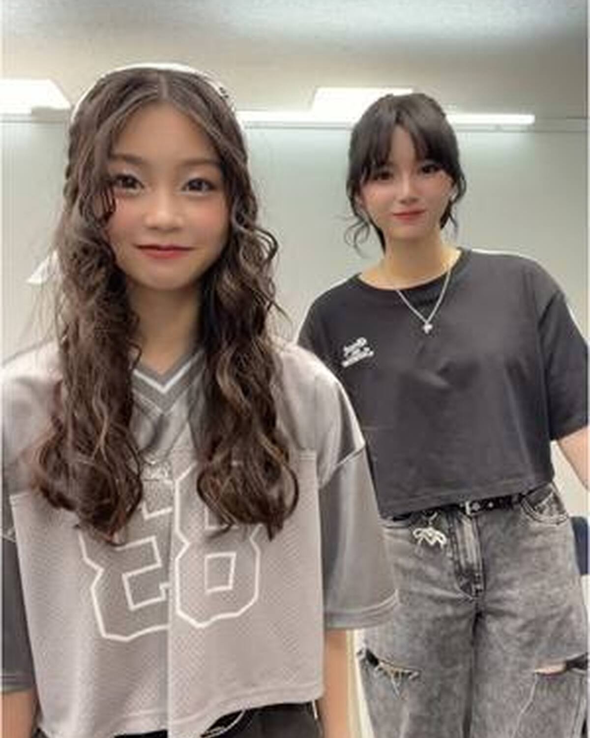 take5🥹✌🏻 (横で舞羽＆瑠菜がガン見中🙈💞) #GirlsAward #ガルアワ #セブンティーン #セブンティーンモデル #STモデル #ガルアワ2025SS #STモ #wego #稲光亜依