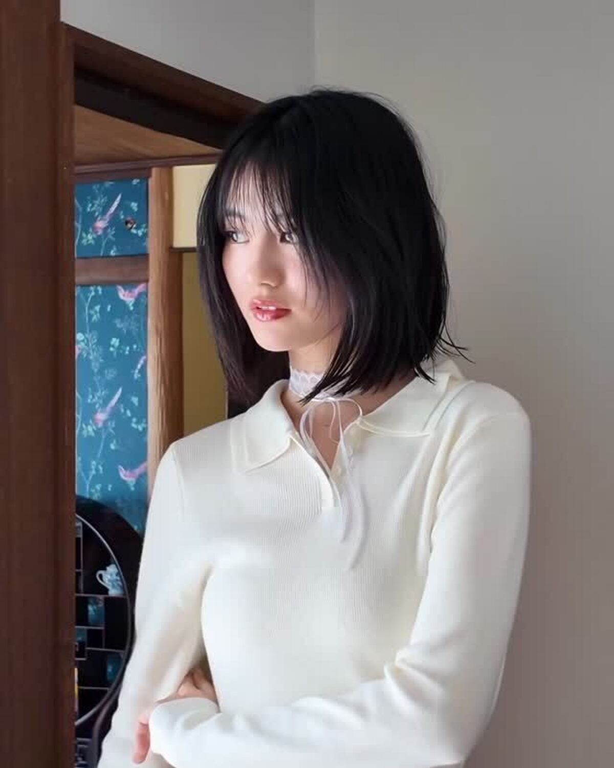 瑠紀の撮影風景🎥🪽ころころ変わる表情に思わず見惚れちゃう♡大人っぽくて透明感のある雰囲気のるきをご堪能あれ🫧#関谷瑠紀 #Seventeen #STモデル #ショートカット #可愛い女の子