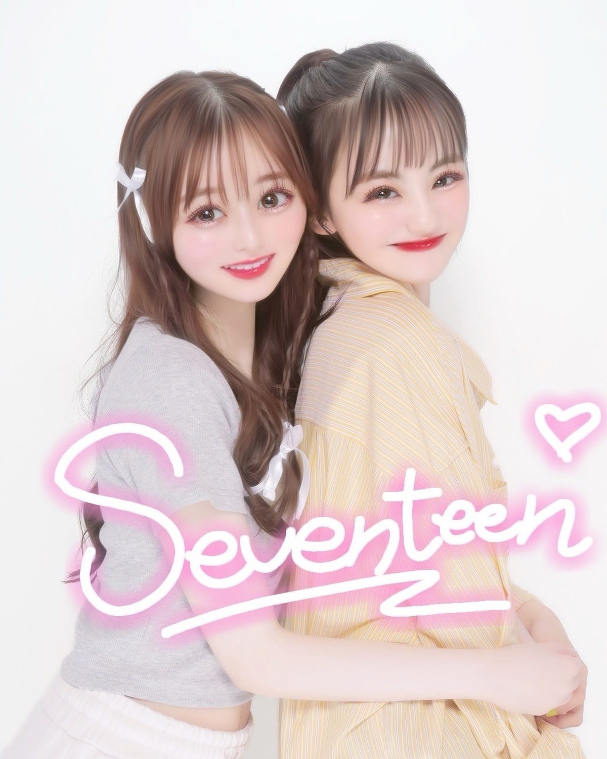 お待たせしました🫣💖江ノ島ロケの合間に撮ったるきゆなプリクラを公開👩🏻‍❤️‍👩🏻#Seventeen #Seventeen夏号 #Seventeenモデル #STモデル #STモ #プリクラ #ゆな