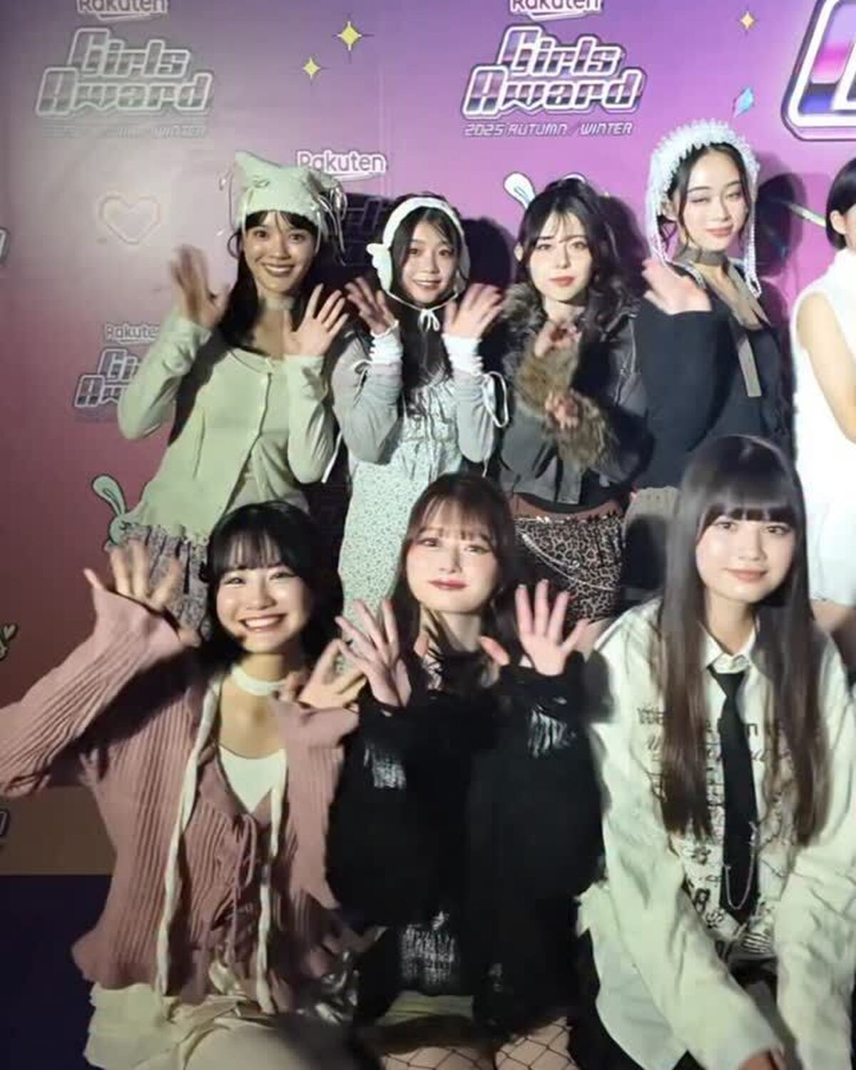 STモデル大集合👩🏻‍❤️‍👩🏻💖⊹˚₊✩ガルアワステージ直後に集合写真📸推し㋲がどこにいるか探してみてね👀✨#girlsaward2025aw #ガルアワ #ガールズアワード #Seventeen