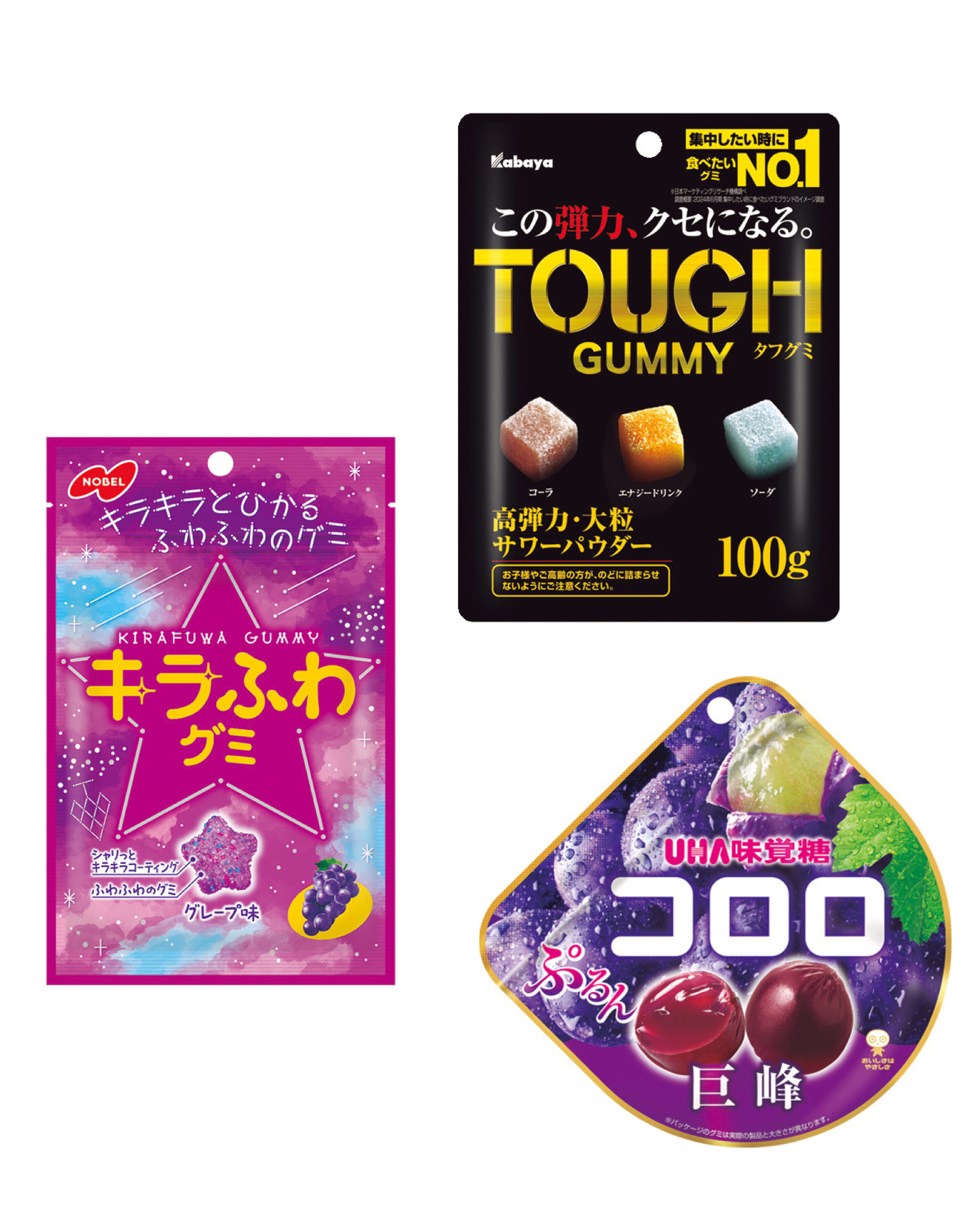 食感別、勉強のおとも…部門別に発表！【JKグミランキング】