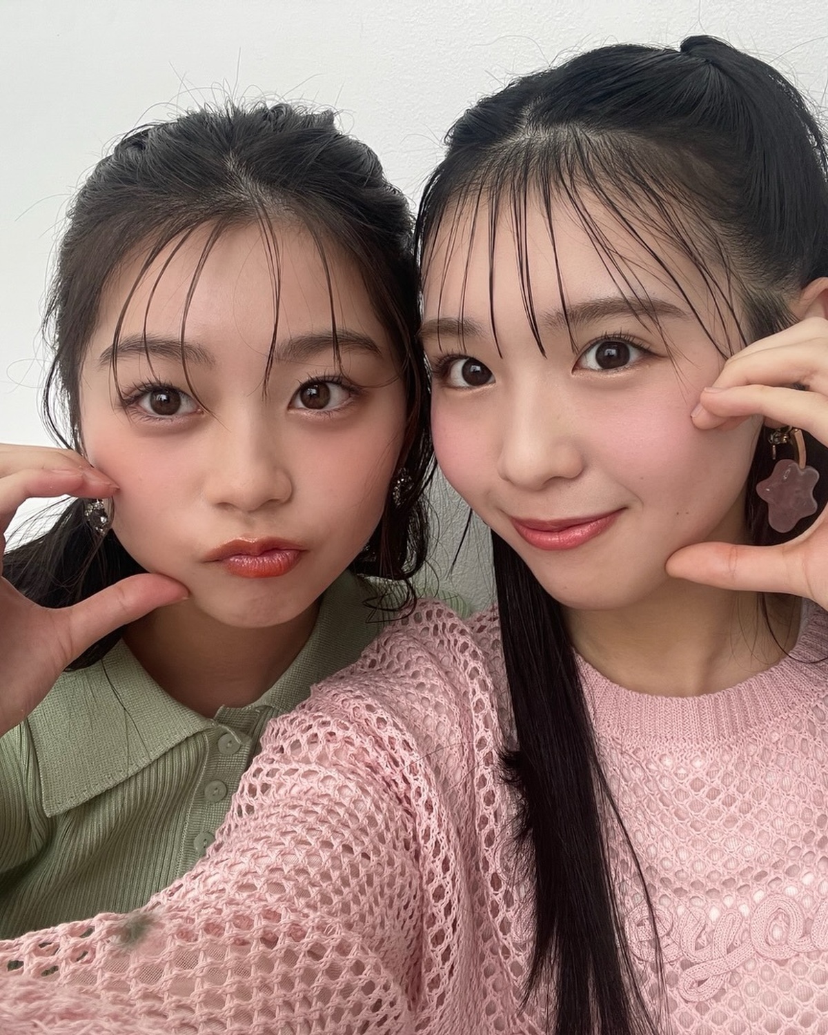 あいみん👩🏻‍❤️‍👩🏻🎀発売中のSeventeen春号モデルプロフィール企画でペアだった2人♡春から新高3🏫✨#稲光亜依 #宮迫翠月 #Seventeen春号 #STモデル #LJK