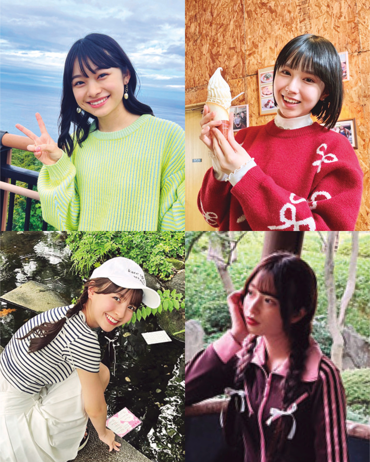 【STモデル自撮り】あちこちお出かけ！アウトドア派の4人〈森﨑美月・葛西杏也菜・河村ここあ・月島琉衣〉