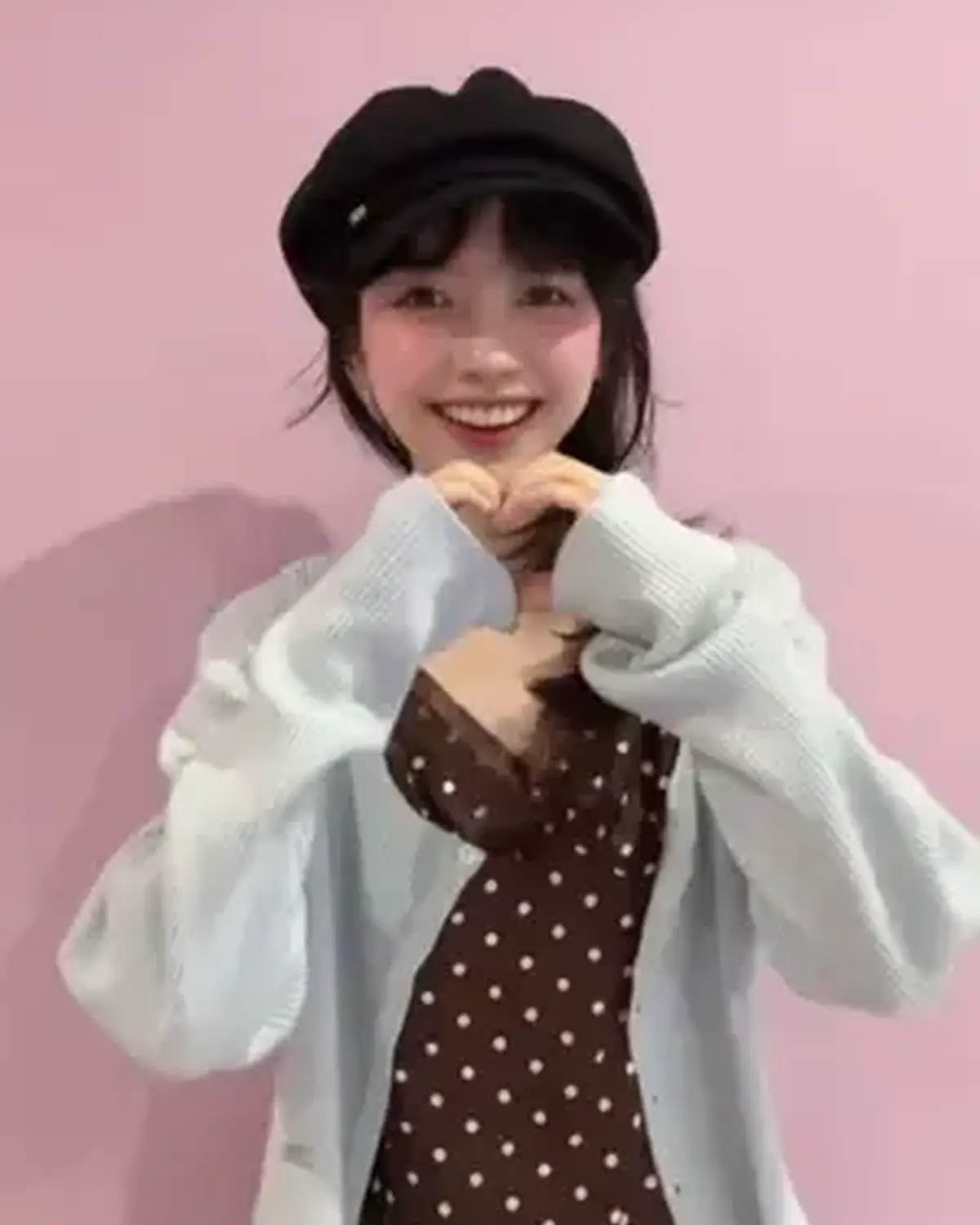 がんばって踊ったよ🥺🫶🏻💞 @河村ここあ  #河村ここあ #Seventeenモデル #可愛い女の子 #キャスケット #流行りの　