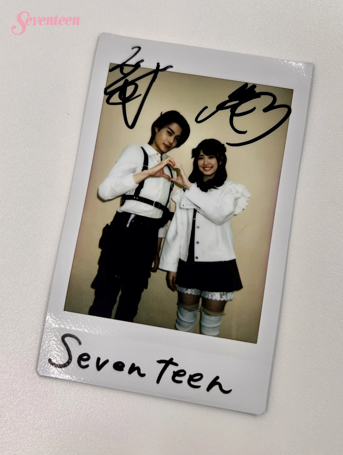 今井竜太郎＆堀口真帆サイン入りチェキ