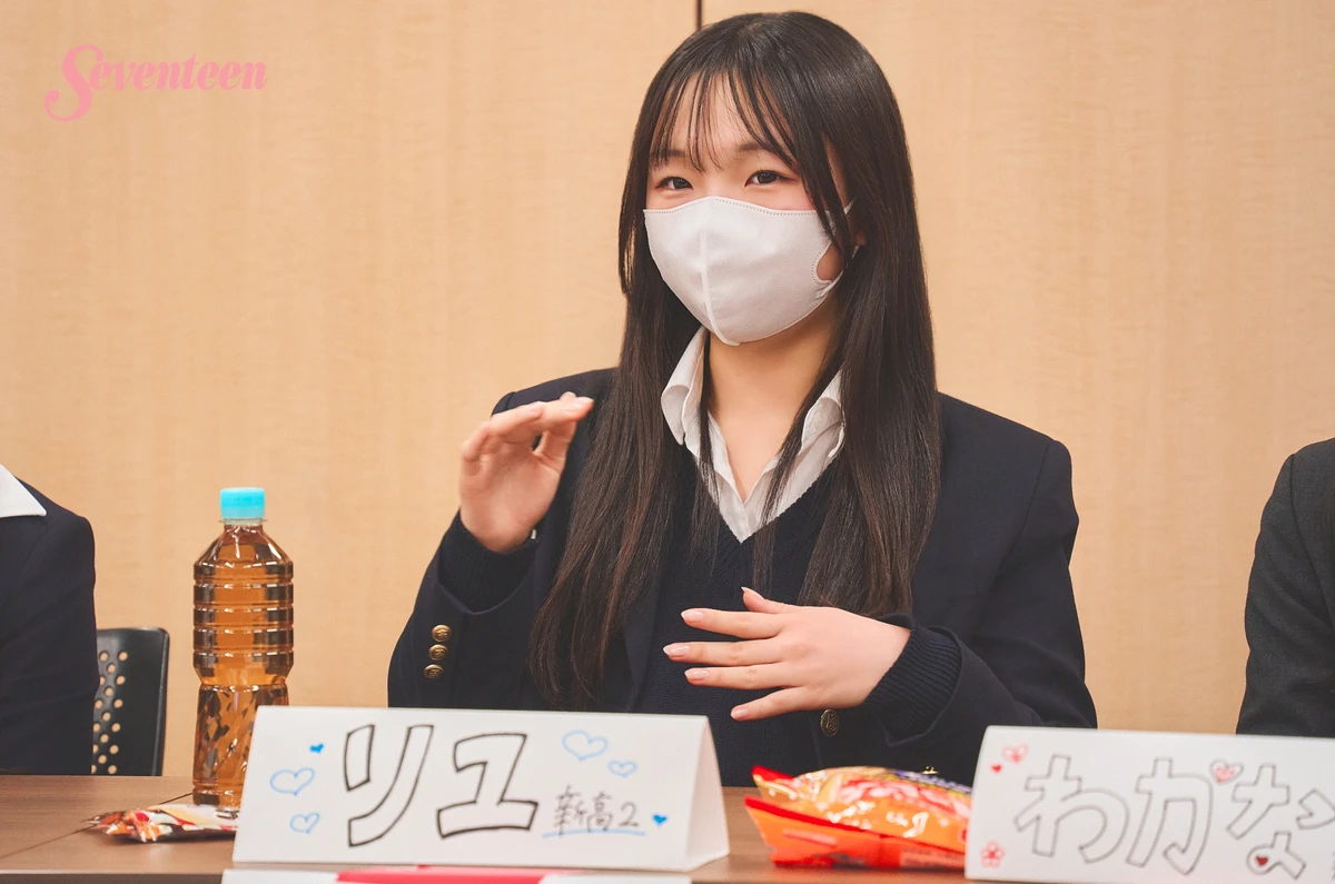 読者リユちゃんが話しているところ