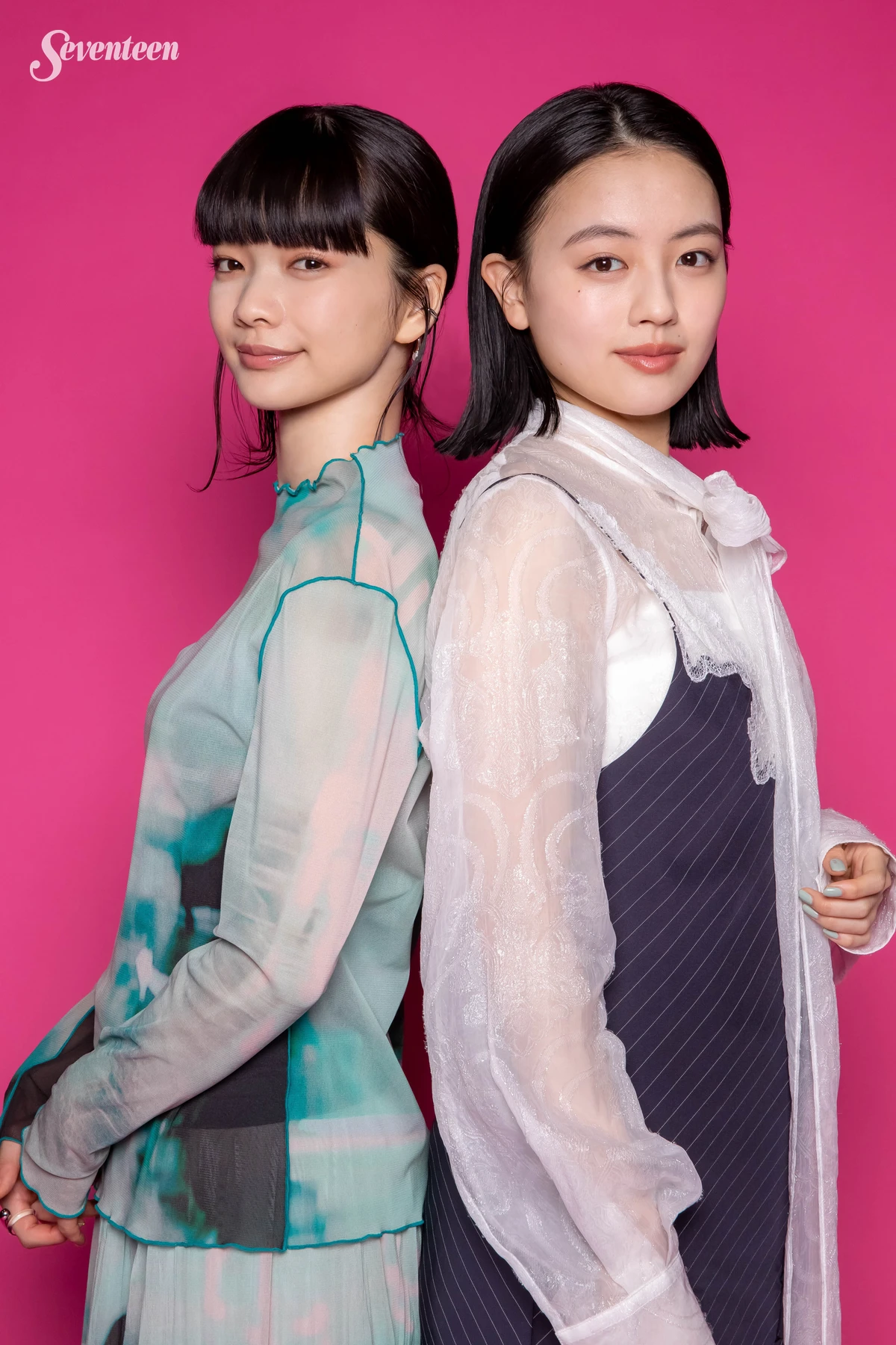 『風、薫る』　背中合わせの見上愛と上坂樹里