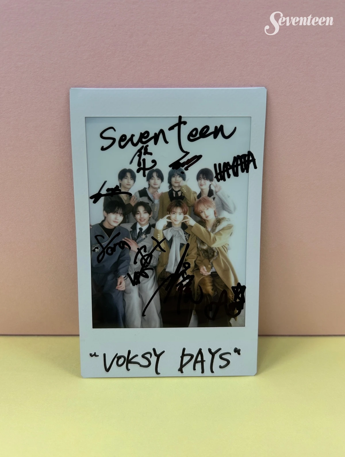 VOKSY DAYSサイン入りチェキプレ写真