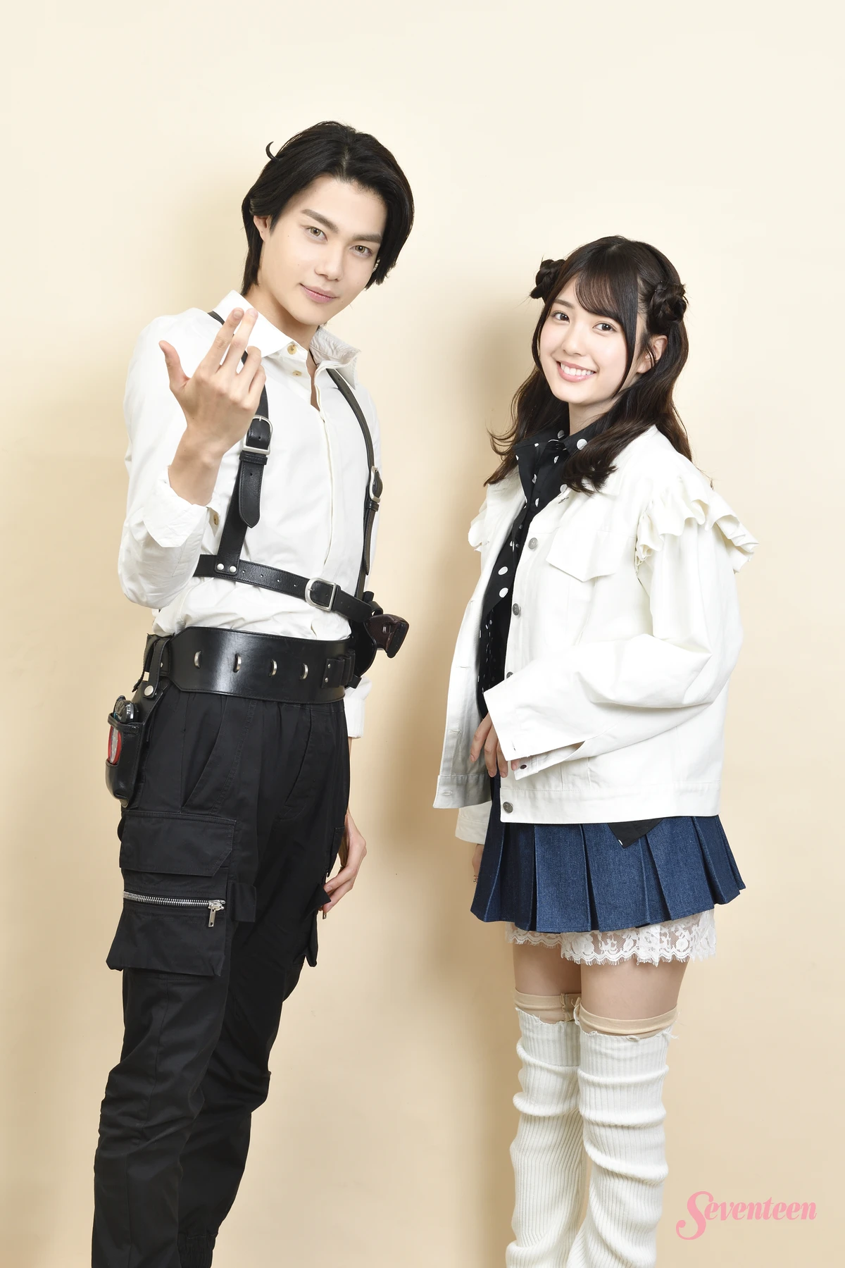 笑顔いっぱいの今井竜太郎と堀口真帆の2ショット